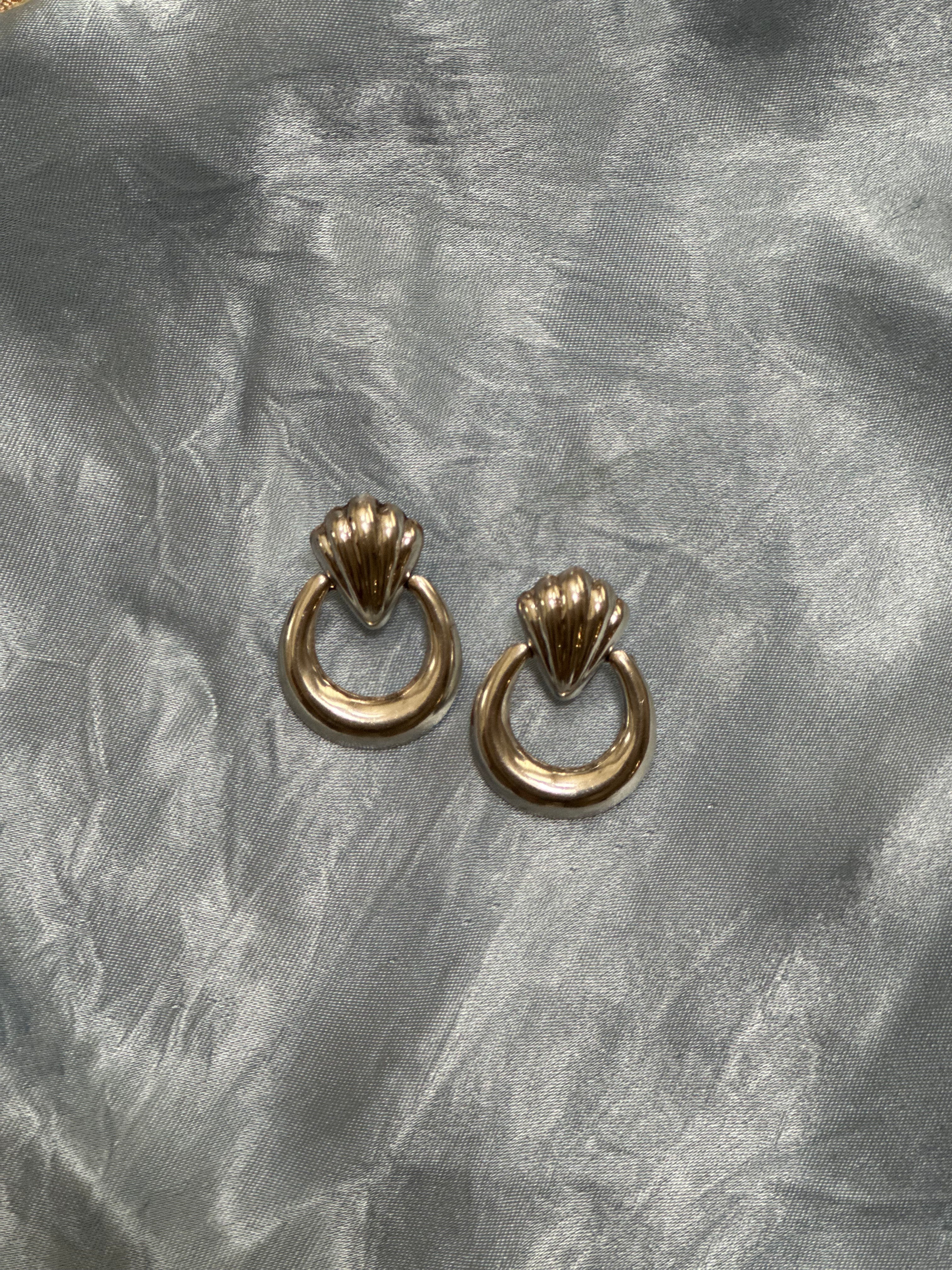 Silver Shell Earrings
