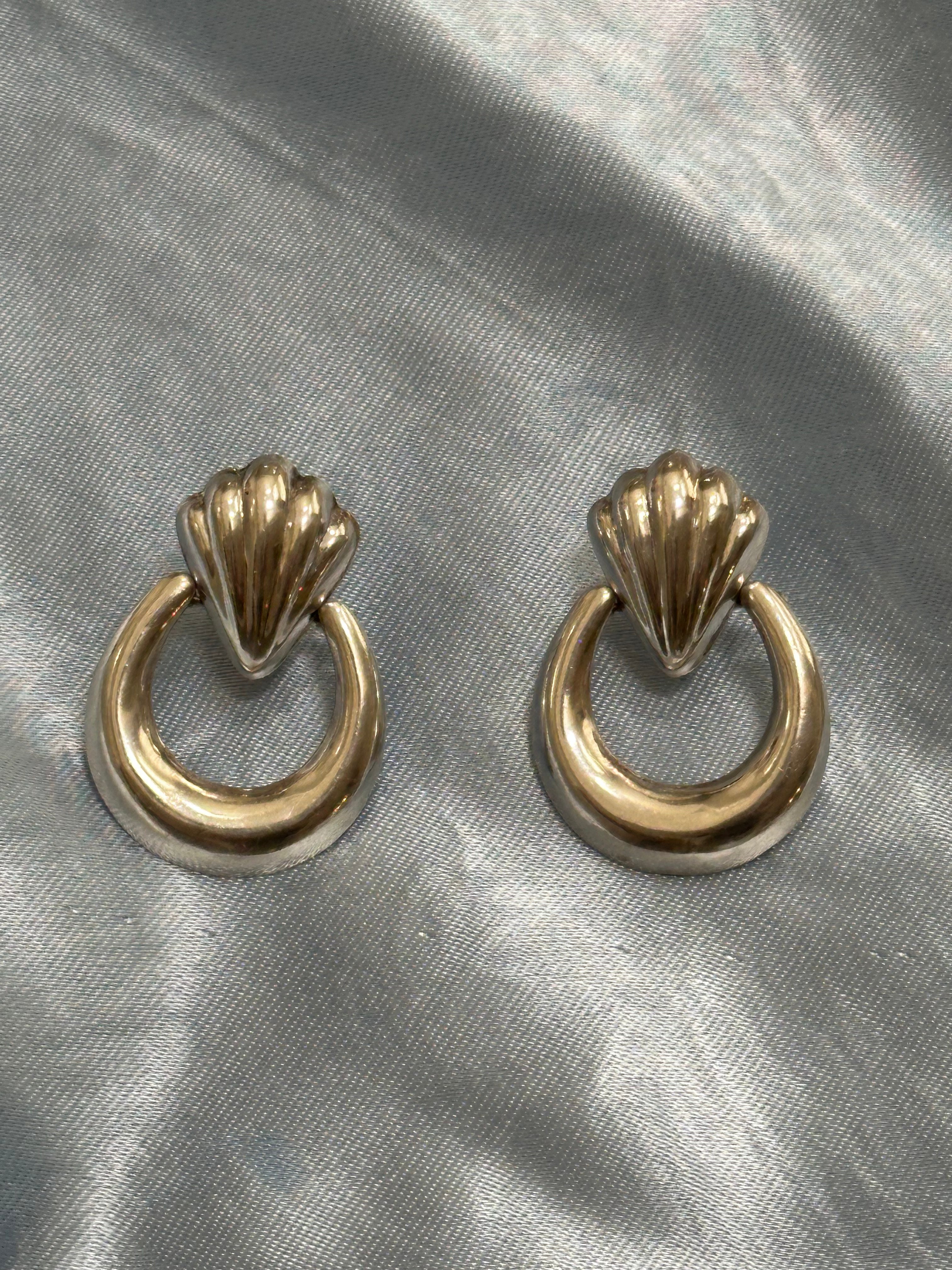Silver Shell Earrings