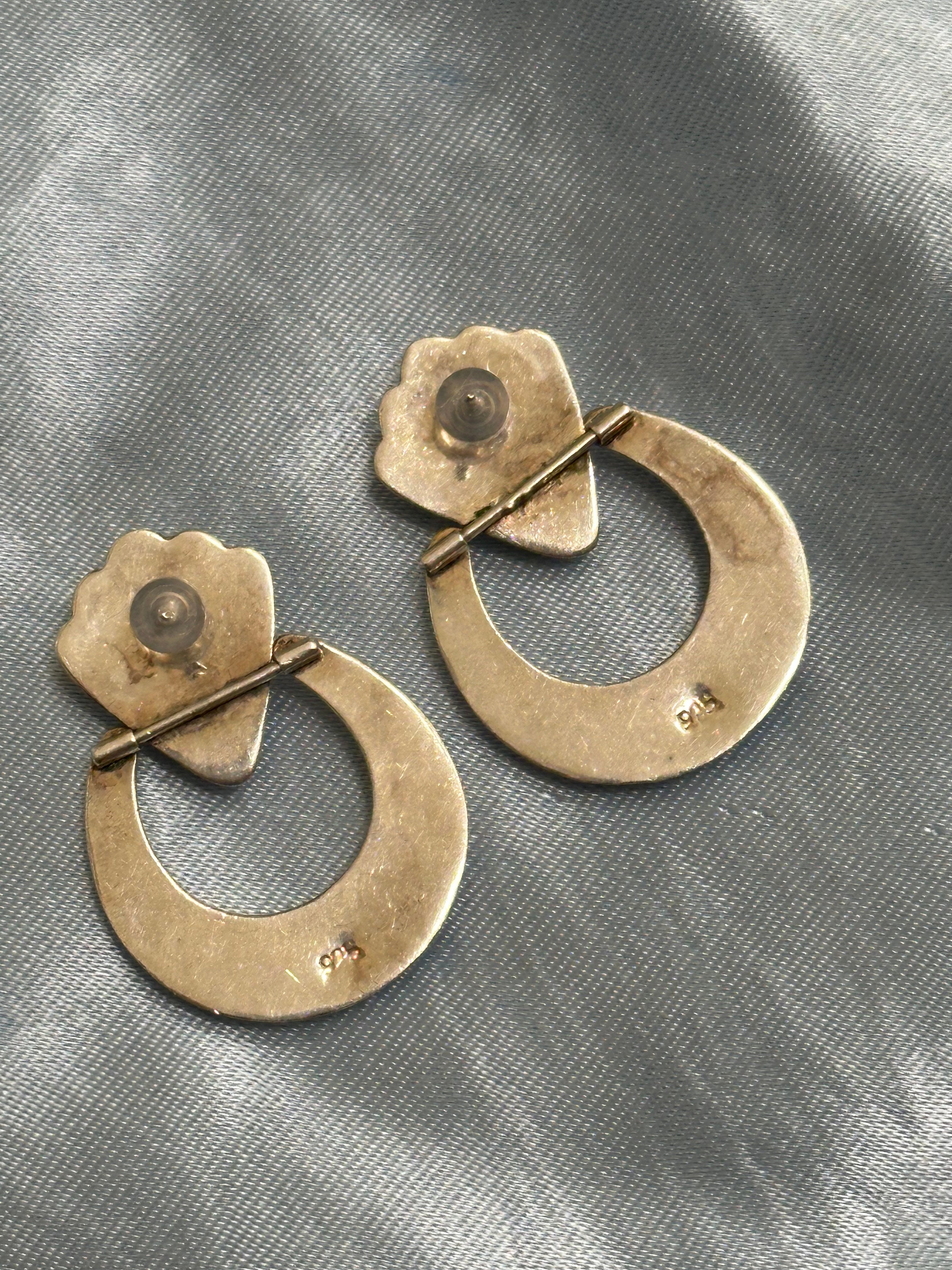Silver Shell Earrings